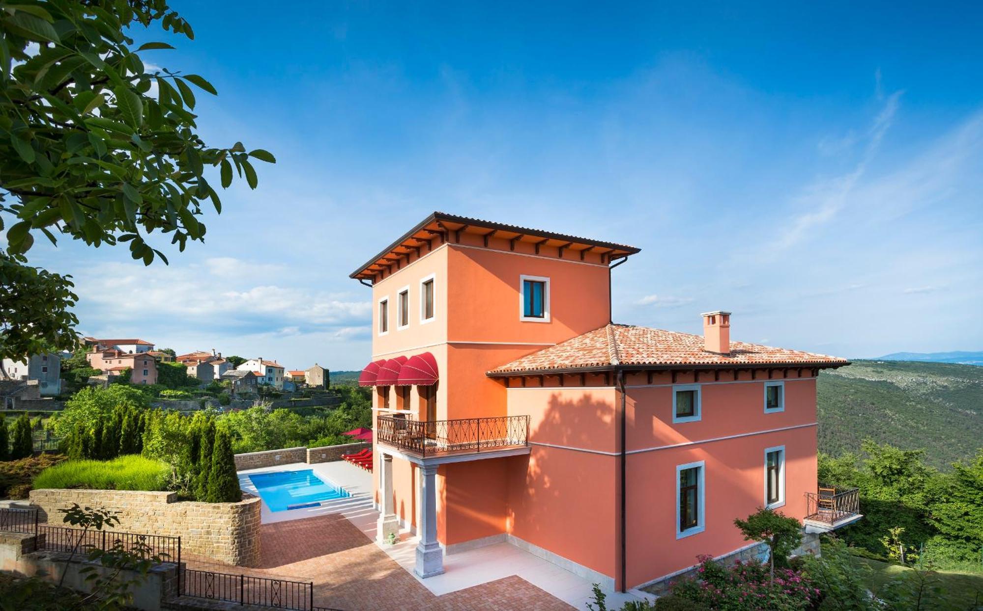 Palazzo Angelica B&B Adults Only Oprtalj Buitenkant foto